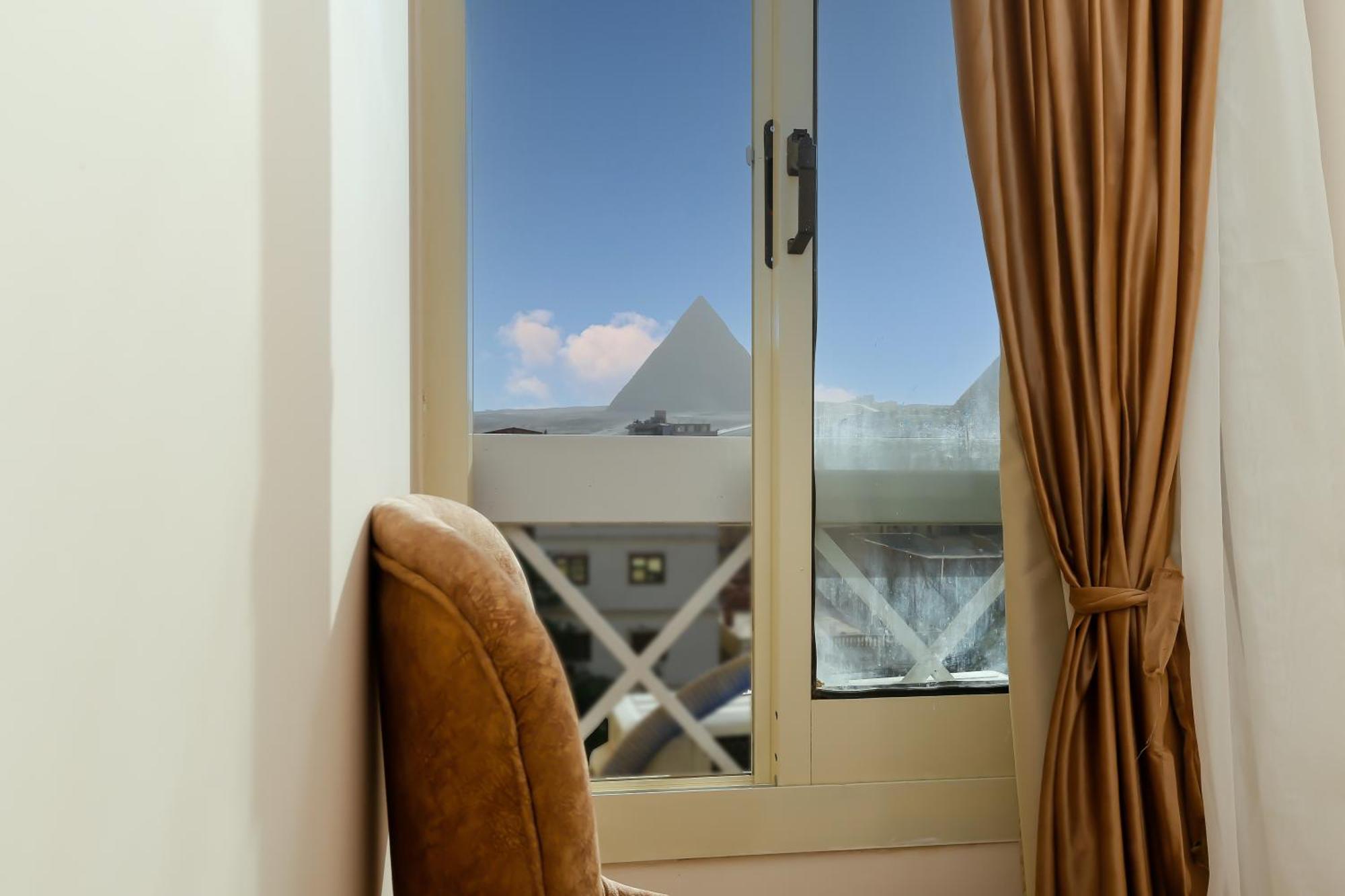 Horizon Pyramid View Inn Kafret el-Gabal Exterior foto