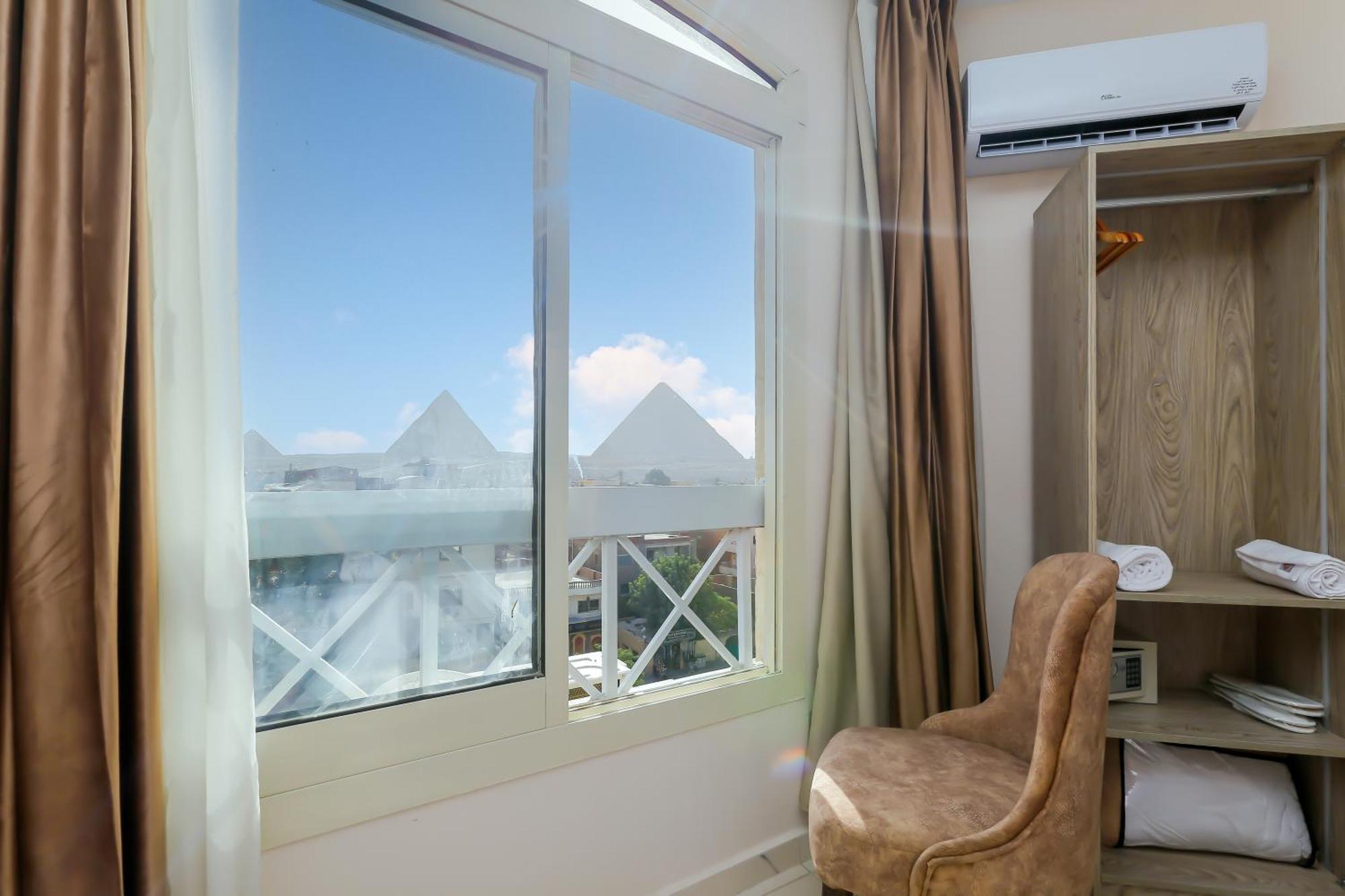 Horizon Pyramid View Inn Kafret el-Gabal Exterior foto